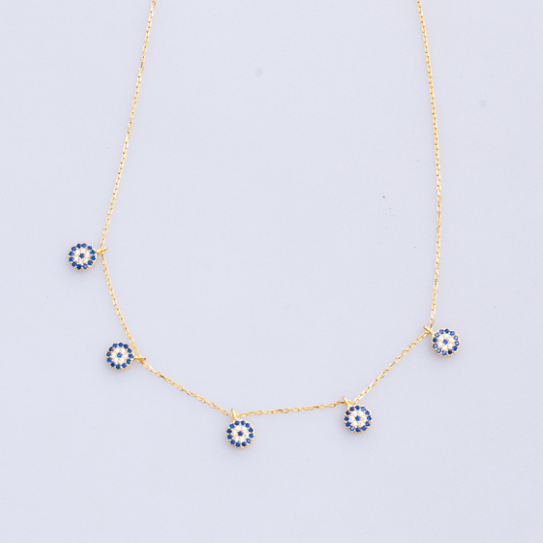COLLAR GULISTAN PLATA 925 DORADO