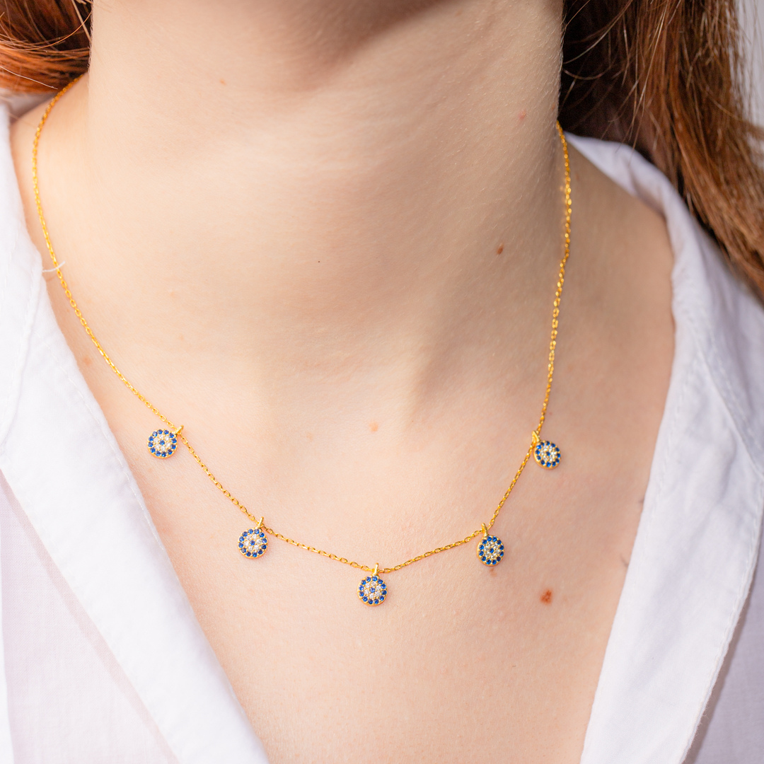 COLLAR GULISTAN PLATA 925 DORADO