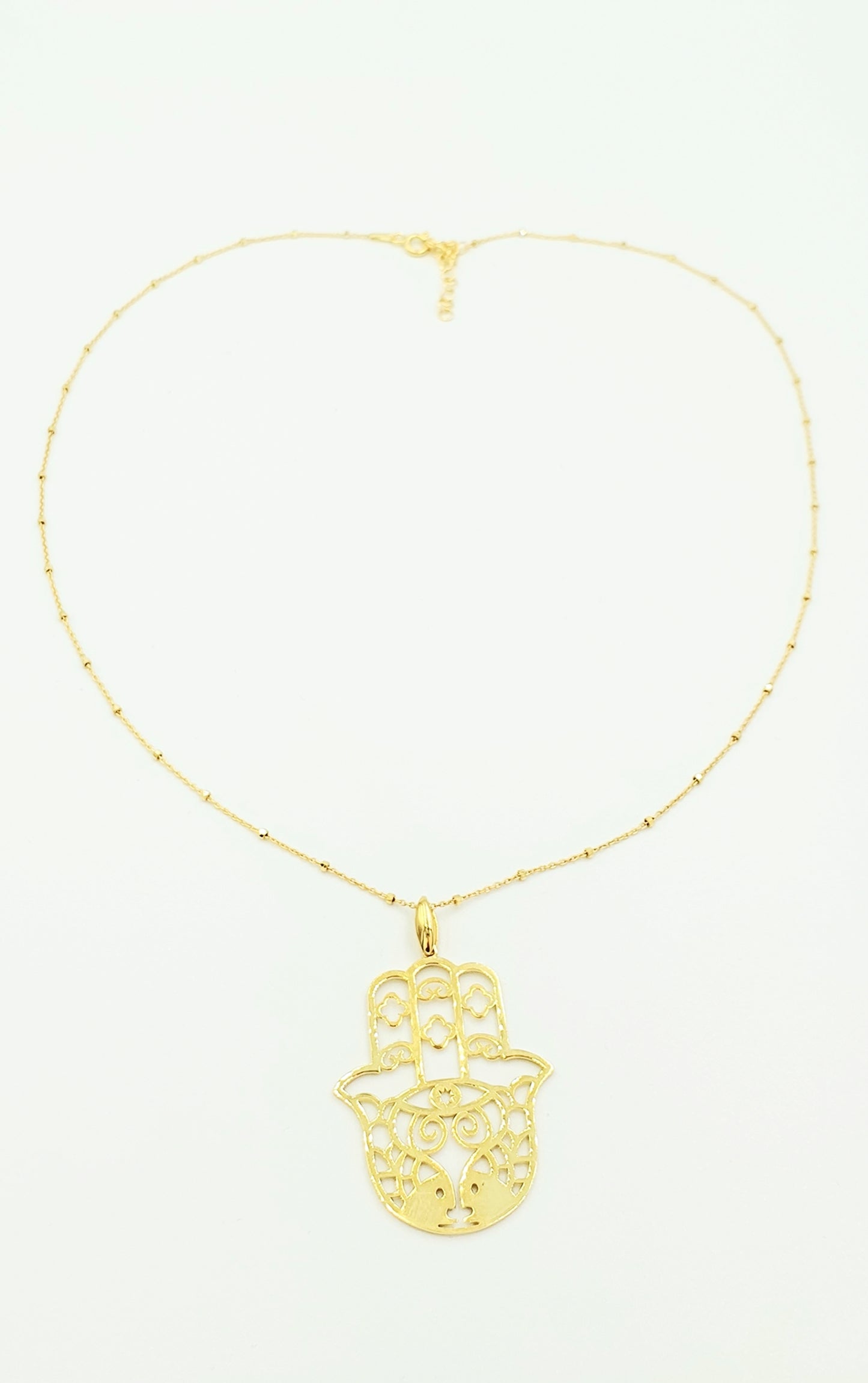 COLLAR HAMSA PLATA 925