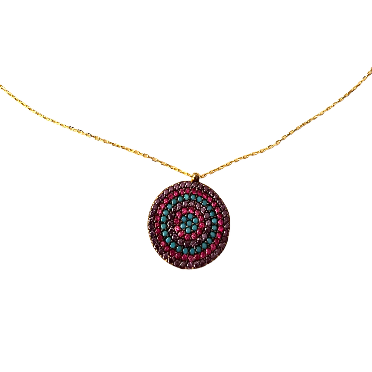 COLLAR MOR D PLATA 925