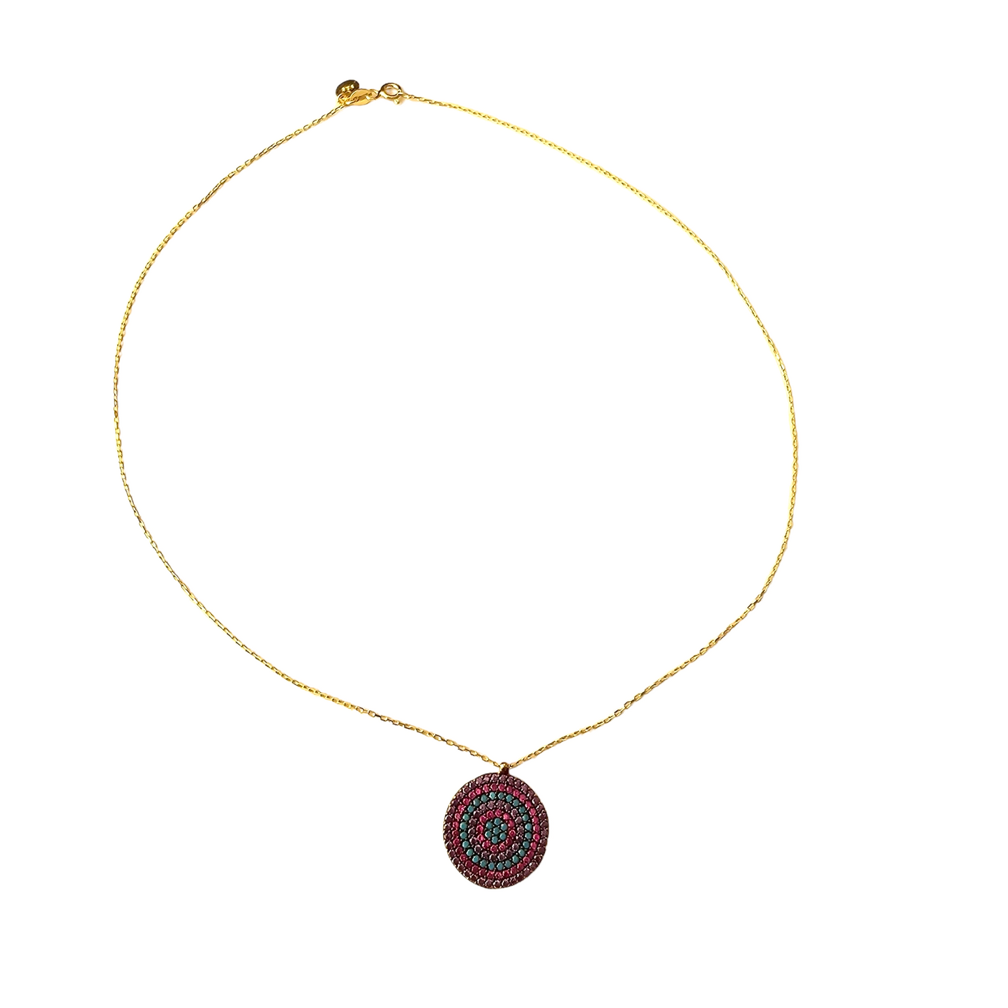 COLLAR MOR D PLATA 925