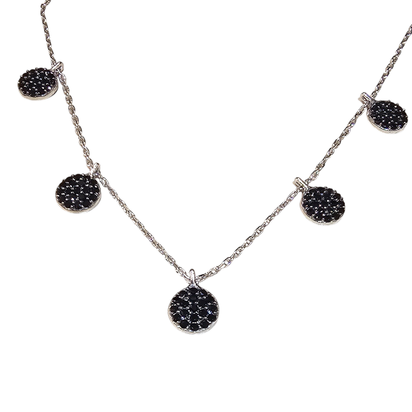 TOBILLERA BARAK SIYAH PLATA 925