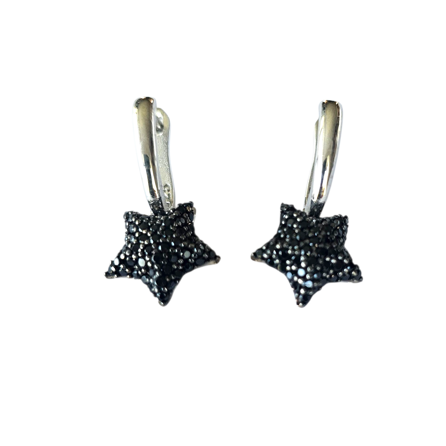 ARO MERYEM SIYAH PLATA 925