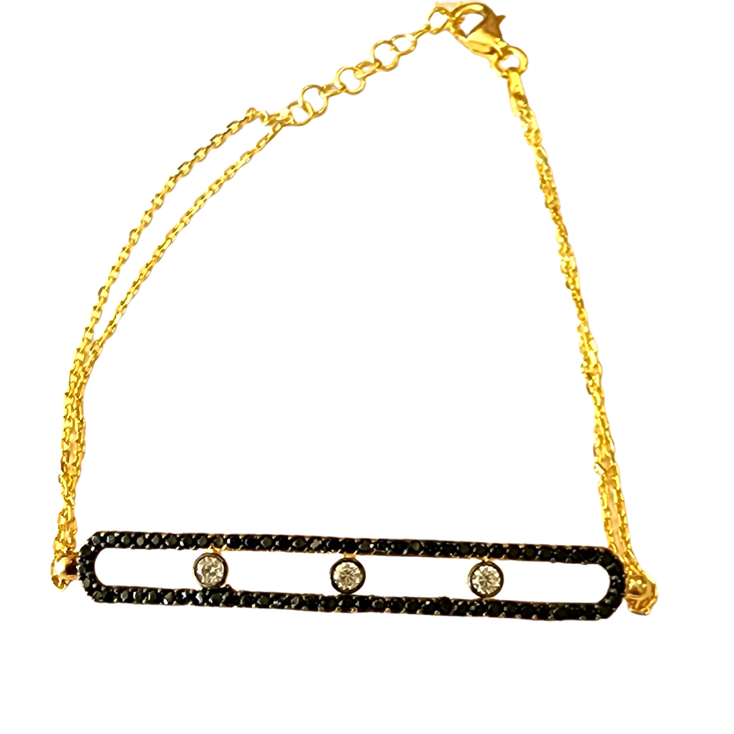 PULSERA SIYAH PLATA 925