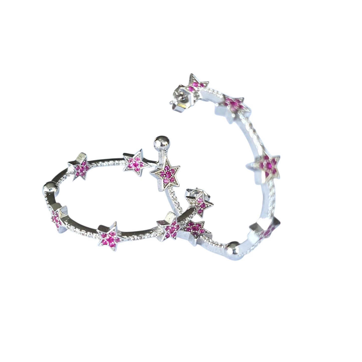 ARO ARGOLLA MUSA RED PLATA 925