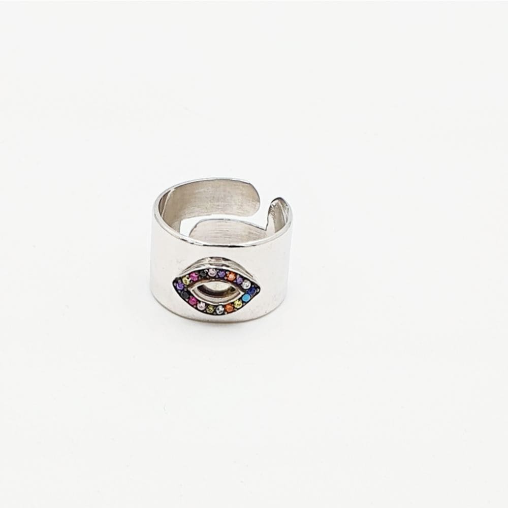 ANILLO ASUMAN COLOR PLATA 925