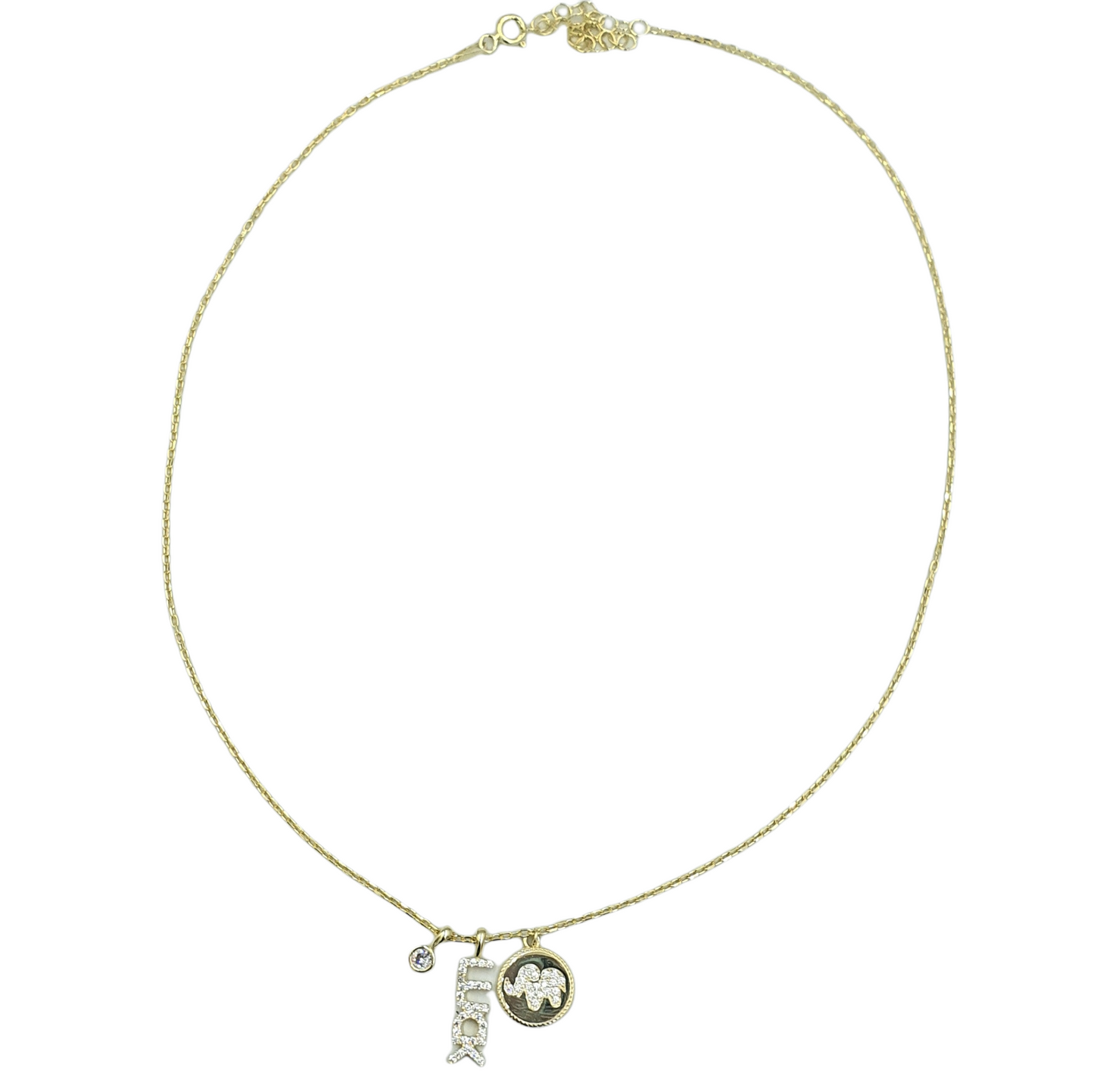 COLLAR SANS D PLATA 925