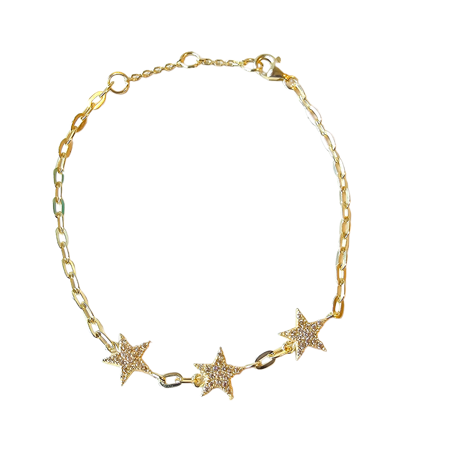 PULSERA YILDIZ D PLATA 925