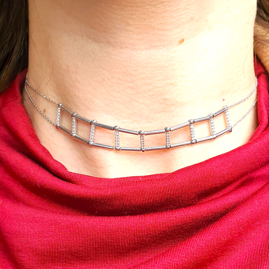 CHOKER HATICE PLATA 925