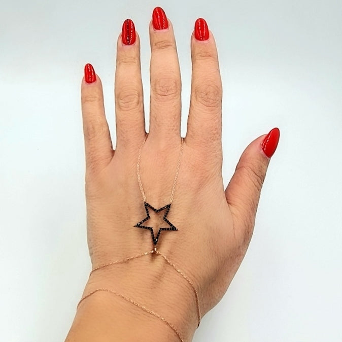 PULSERA ANILLO STAR R PLATA 925