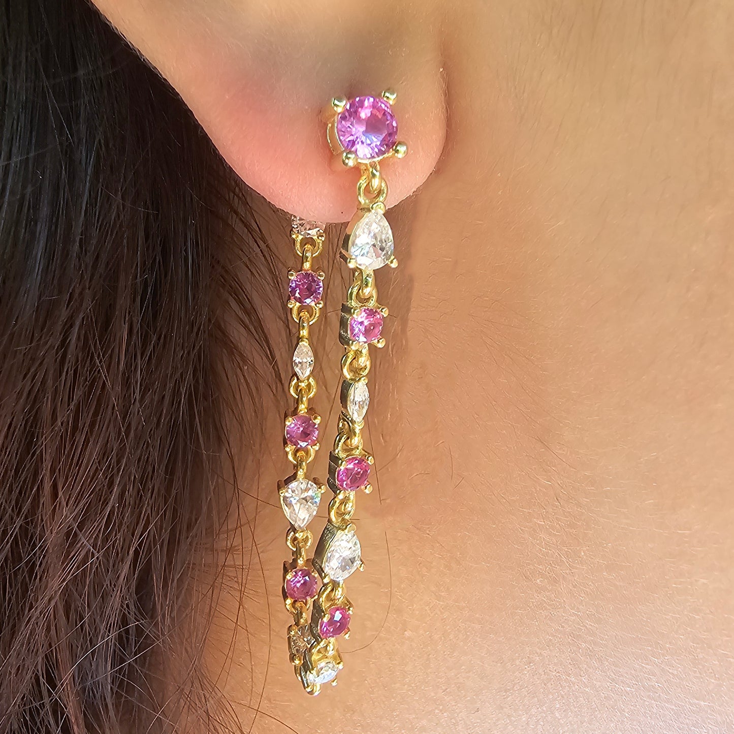 ARO YONCA DORADO PLATA 925