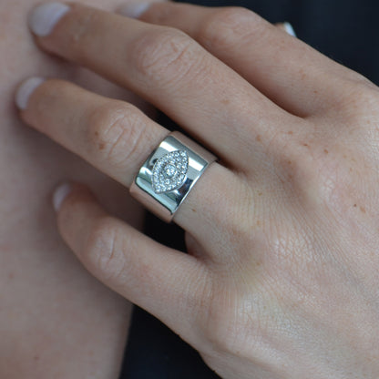 ANILLO ASUMAN PLATA 925