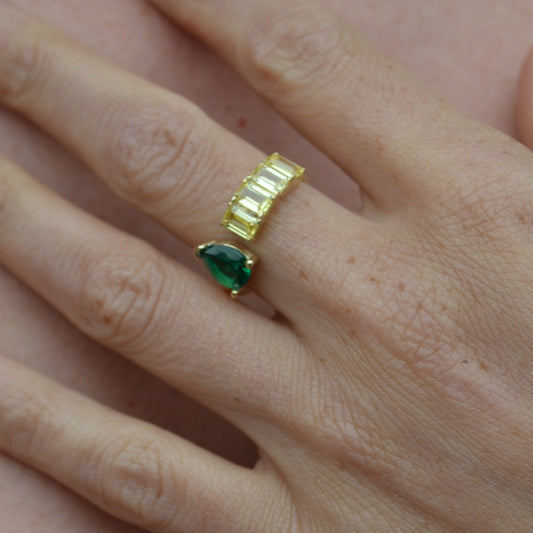 ANILLO AJUSTABLE LIZ GRANDE D PLATA 925