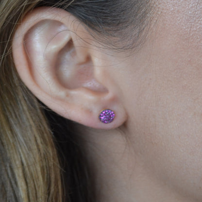 ARO LORE FUCSIA PLATA 925