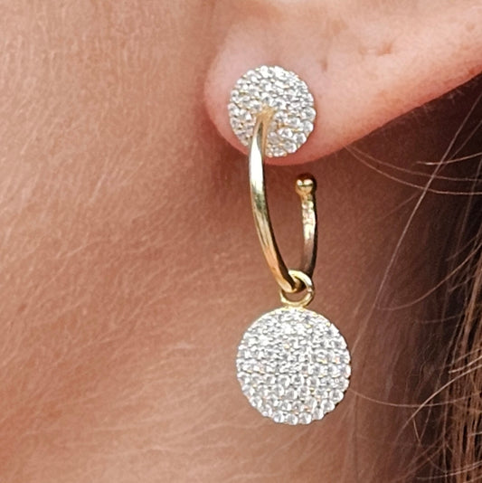 ARO DAIRE DORADO PLATA 925