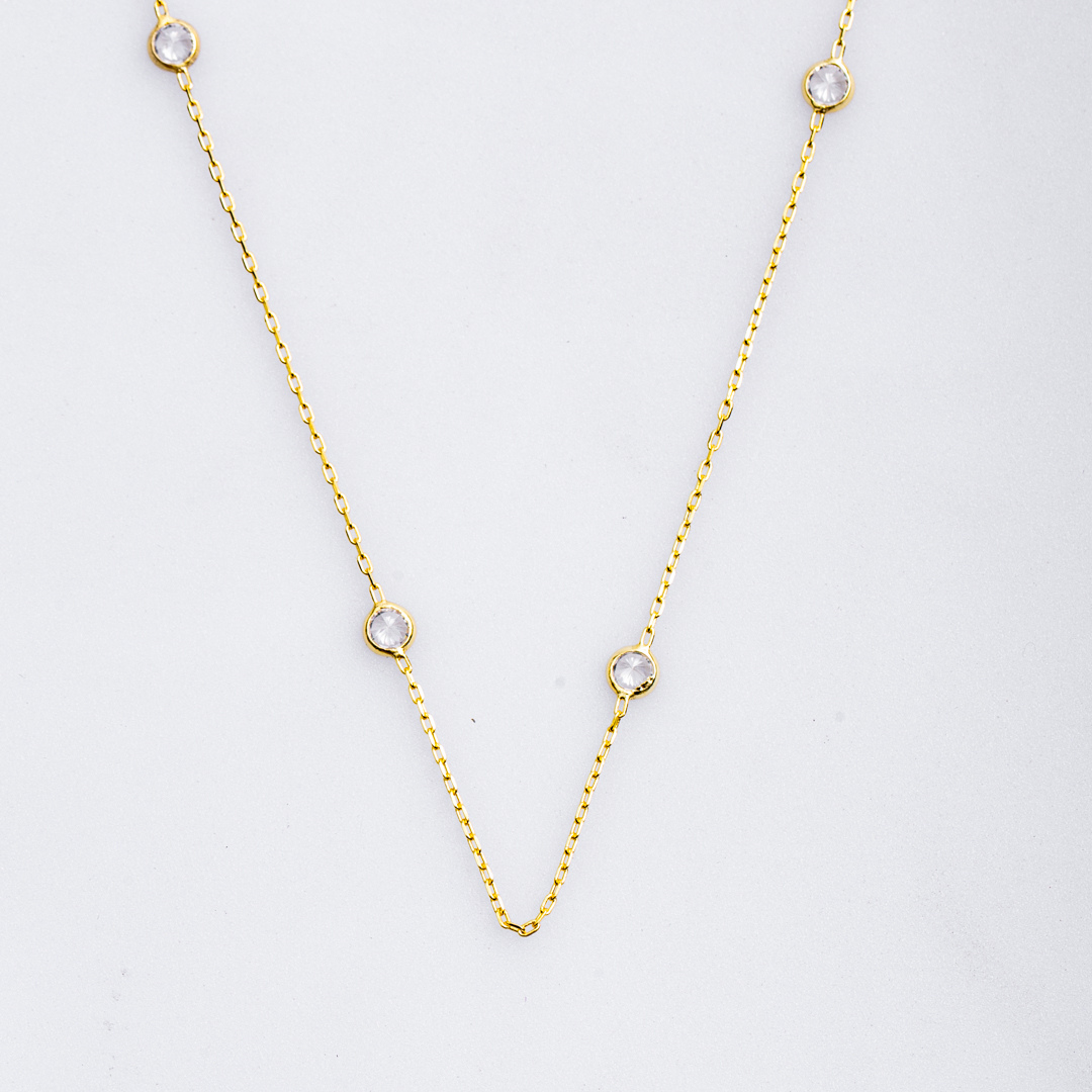 COLLAR TIFFANY PLATA 925 ORO