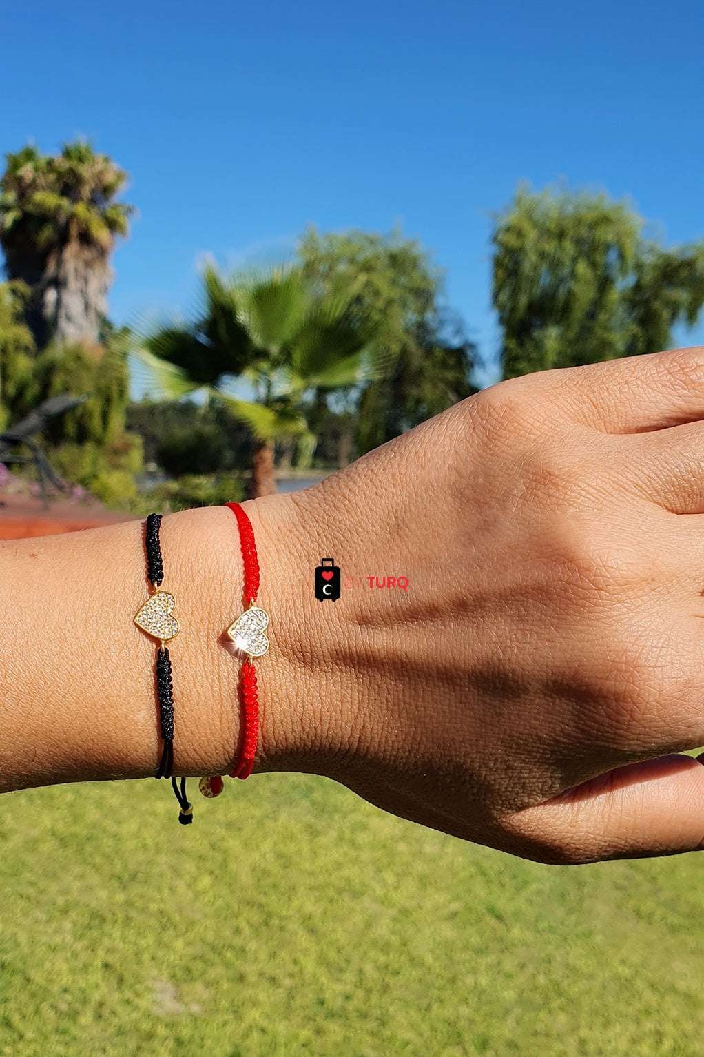 PULSERA ASK ROJA PLATA 925