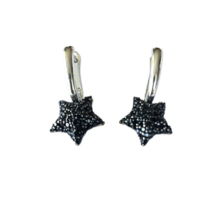 ARO MERYEM SIYAH PLATA 925