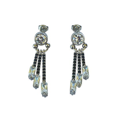 ARO YELIZ SIYAH PLATA 925