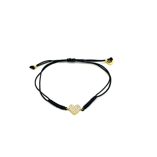 PULSERA ASK NEGRA PLATA 925