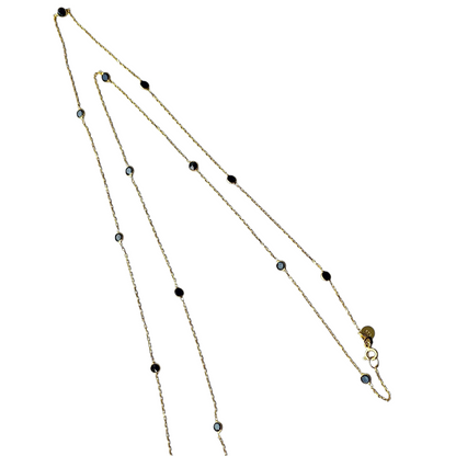 COLLAR TIFFANY SIYAH PLATA 925
