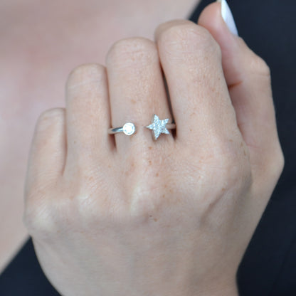 ANILLO AJUSTABLE UZUY  PLATA 925