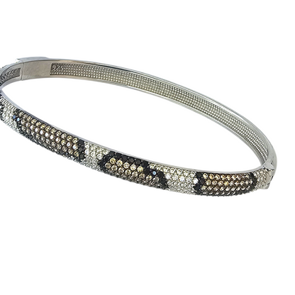 PULSERA ESCLAVA LEOPAR PLATA 925