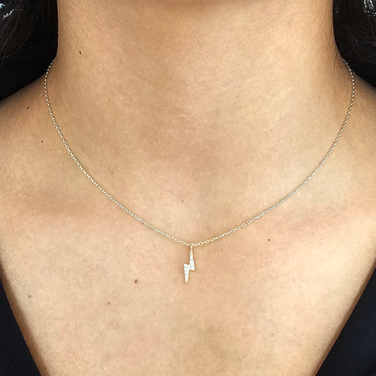 COLLAR ISIK PLATA 925