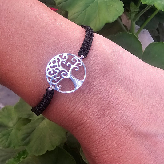 PULSERA MAKROME AGACI PLATA 925