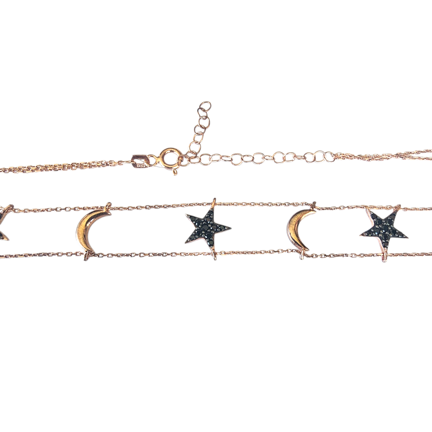 COLLAR CHOKER AY MASALI R PLATA 925