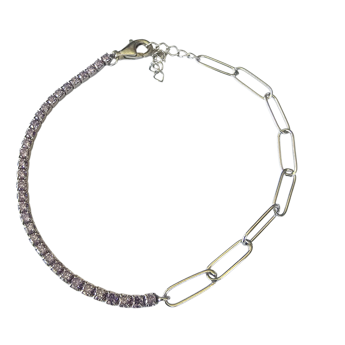 PULSERA LILA ROYALE PLATA 925