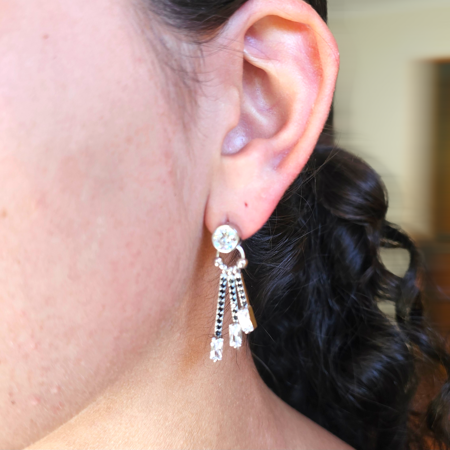 ARO YELIZ SIYAH PLATA 925