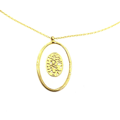 COLLAR SHEMA ADAM NACAR PLATA 925