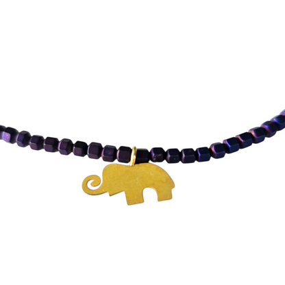 COLLAR HEMATITA TILCIM PLATA 925