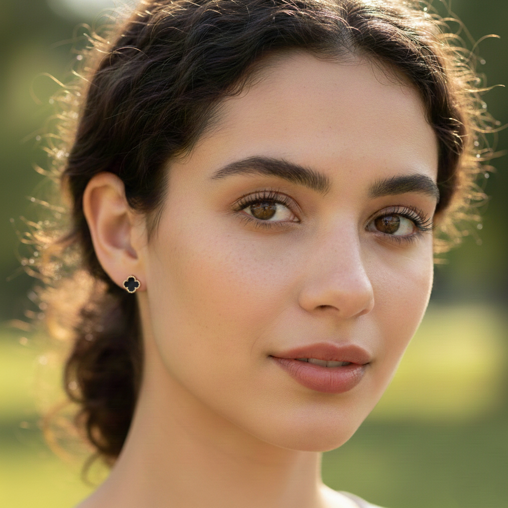 ARO NISAN SIYAH PLATA 925