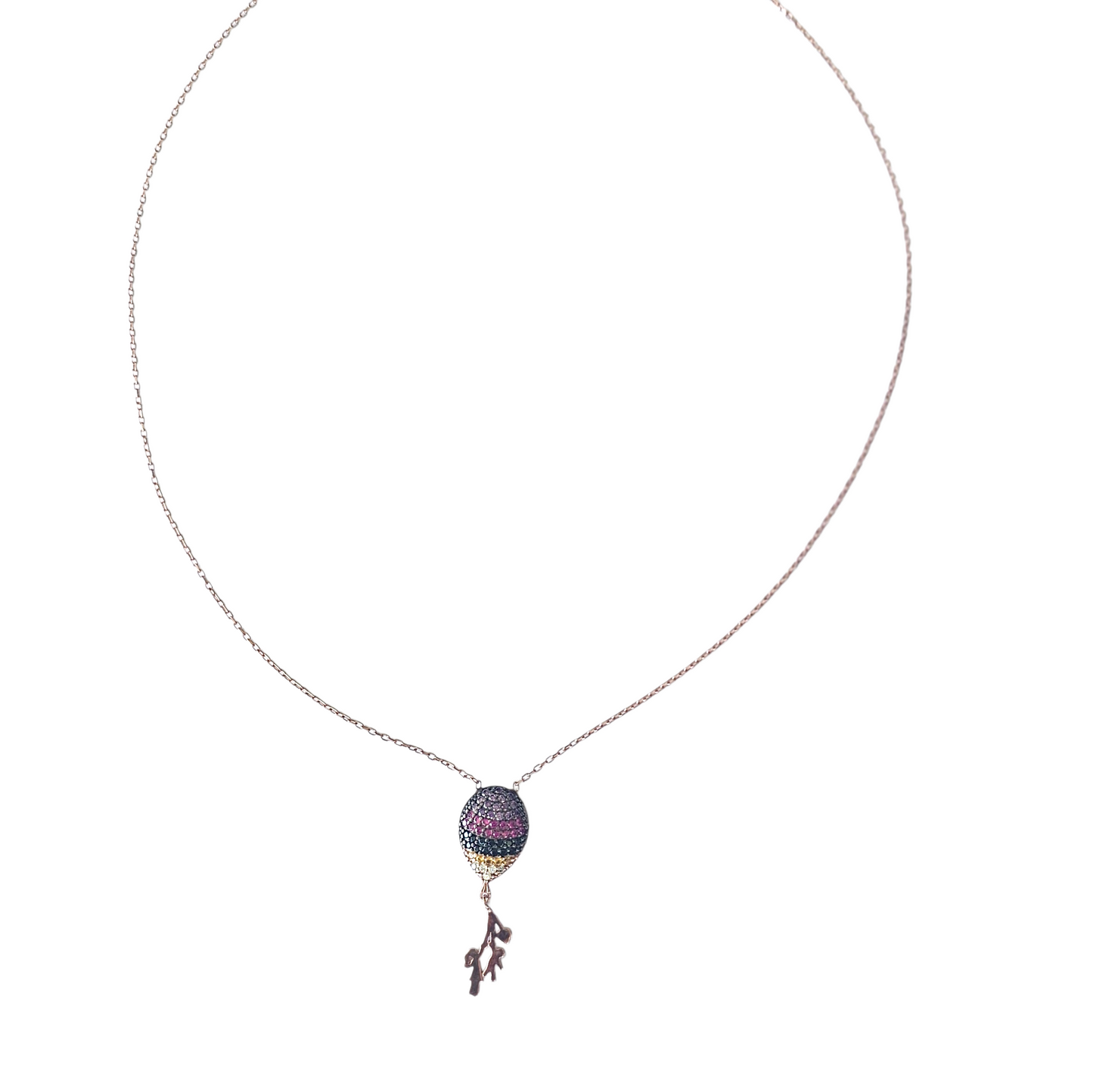 COLLAR MOZAIK PLATA 925