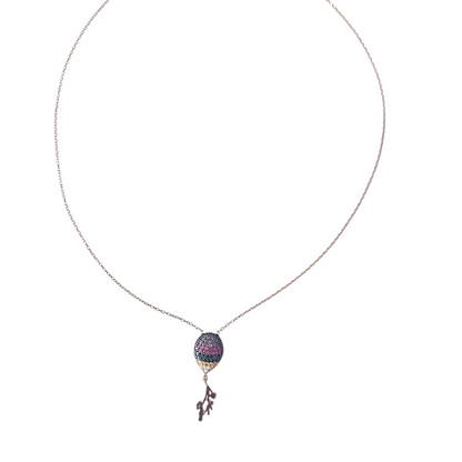 COLLAR MOZAIK PLATA 925