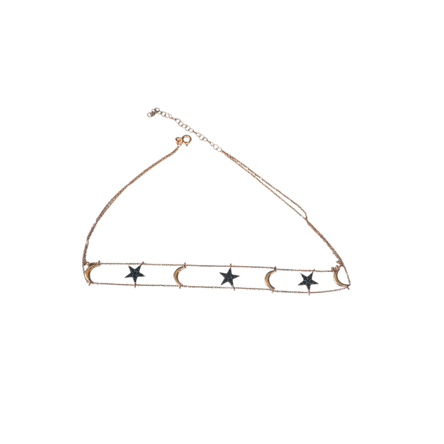 COLLAR CHOKER AY MASALI R PLATA 925