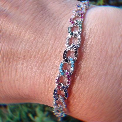 PULSERA LALELI PLATA 925