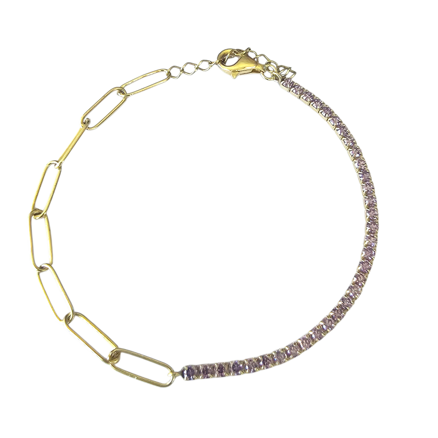 PULSERA LILA ROYALE PLATA 925