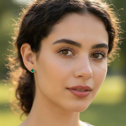 ARO NISAN YESIL PLATA 925