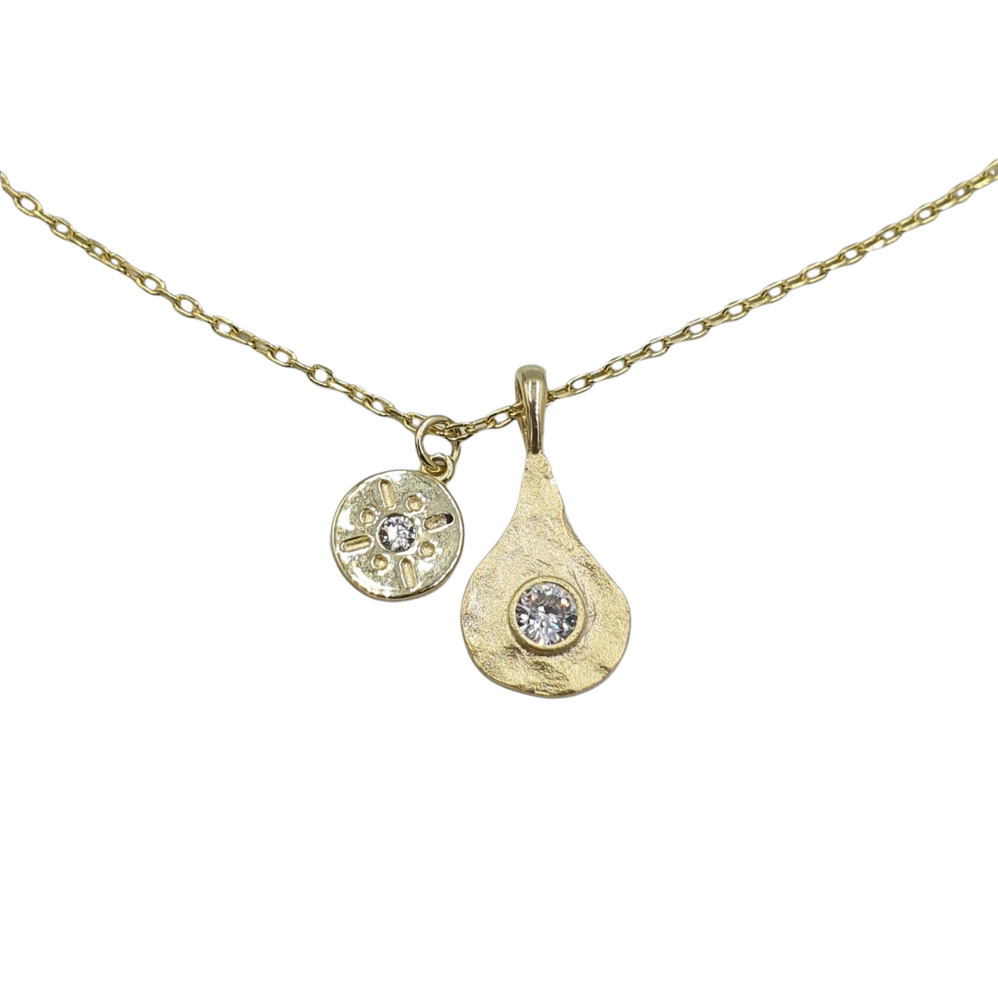 COLLAR GOZ  DAMLASI PLATA 925
