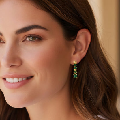 ARO SEVDA YESIL PLATA 925