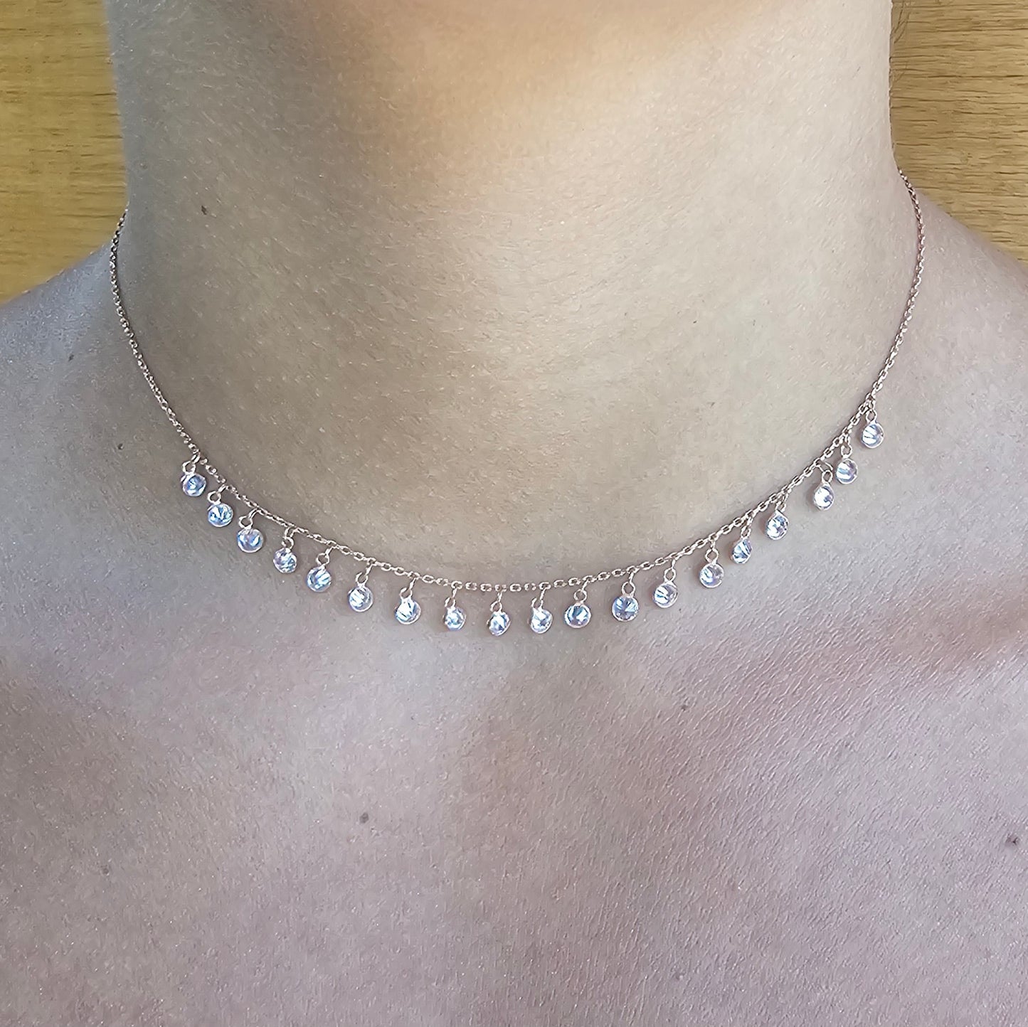 COLLAR CHOKER ATES BOCEGI R PLATA 925