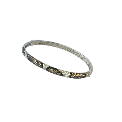 PULSERA ESCLAVA LEOPAR PLATA 925