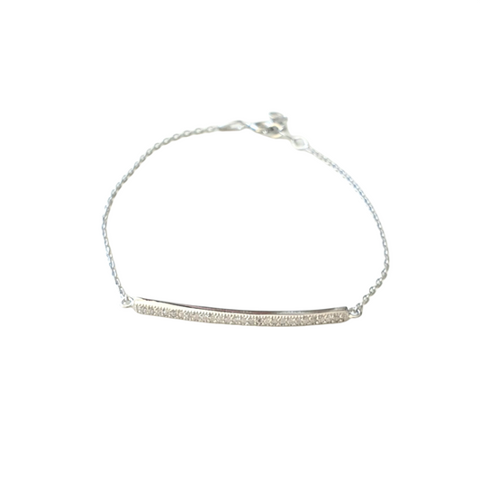 PULSERA BAR PLATA 925