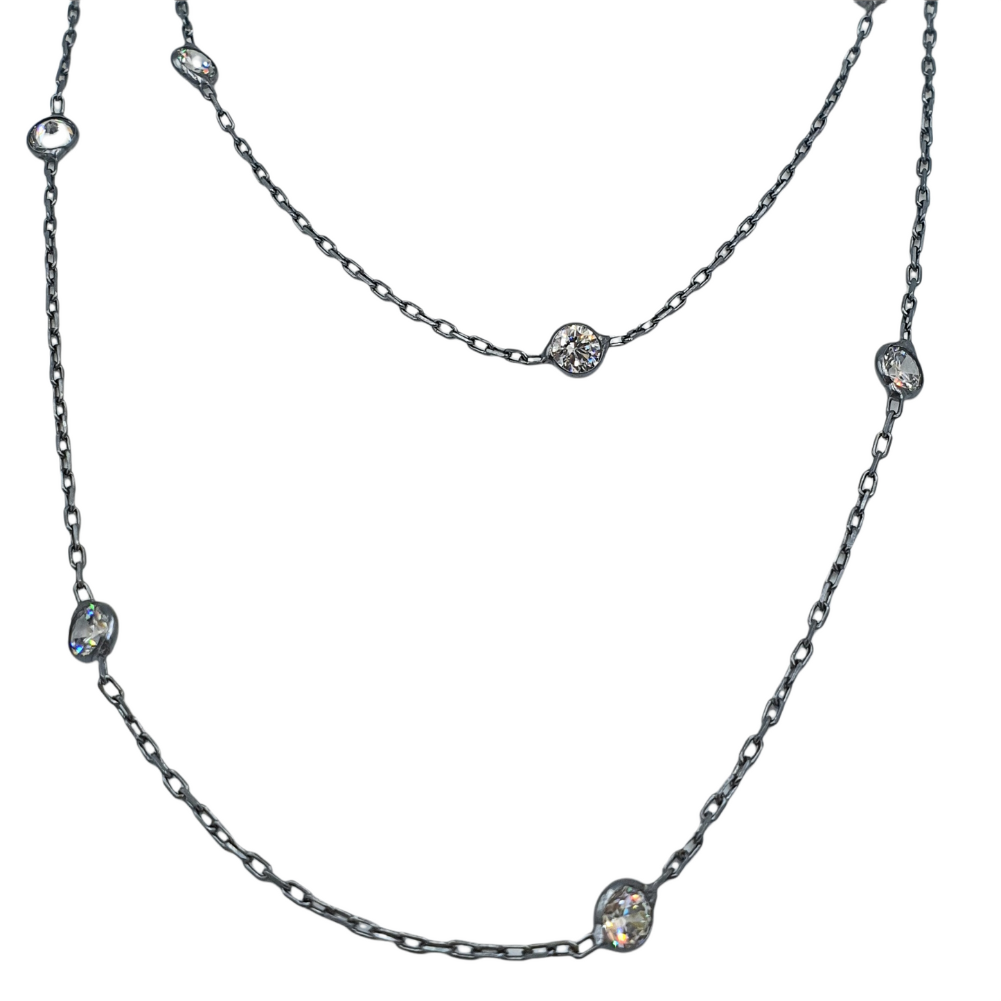 COLLAR TIFFANY N PLATA 925
