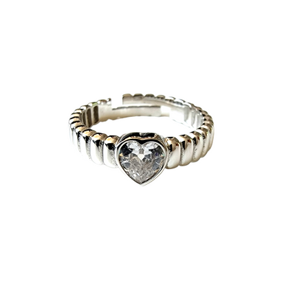 ANILLO AJUSTABLE VALENTINES PLATA 925